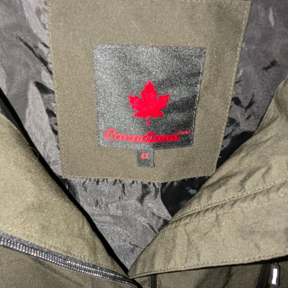 Canadiana Women's Rain Jacket - Sz 4X - Picture 3 of 5